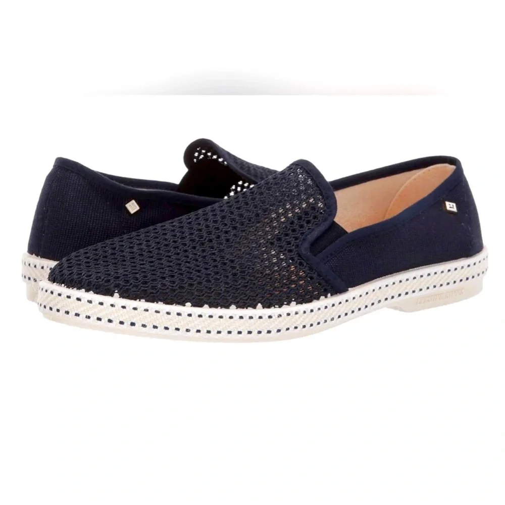 Rivieras Classic Mens Espadrille Shoes black Euro 41
